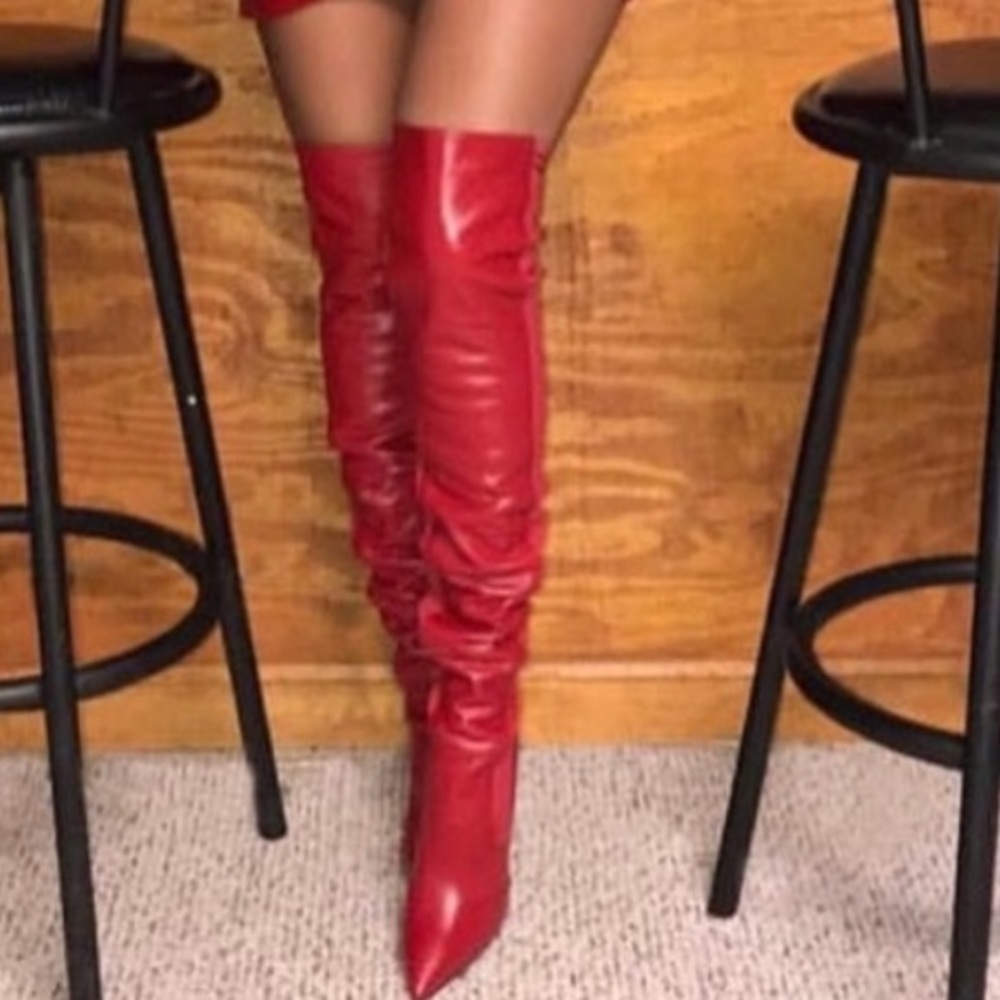 Fendi Red boots